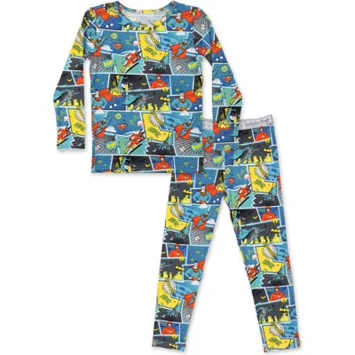 Bellabu Bear Kids' Justice League Hero Set Of 2 Piece Pajamas