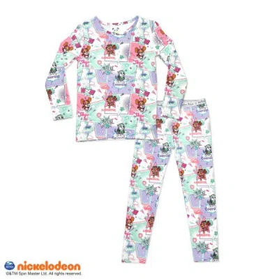 Bellabu Bear Kids' Paw Patrol Girl Pup Set Of 2 Piece Pajamas In Multi