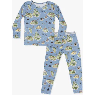 Bellabu Bear Kids' Pirate Cove Set Of 2 Piece Pajamas In Multi