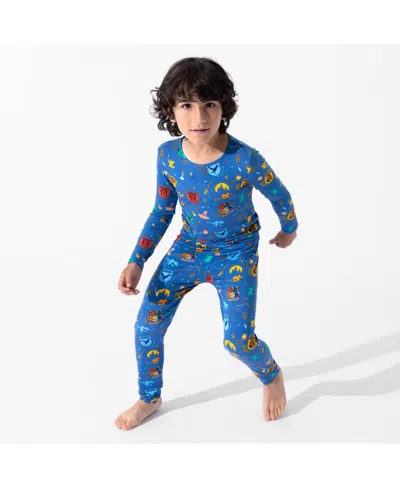 Bellabu Bear Kids Unisex Kids' House Pride Set Of 2 Piece Pajamas In Blue