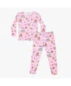 Bellabu Bear Kids' Friends You're My Lobster Set Of 2 Piece Pajamas In Pink