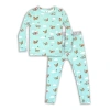 Bellabu Bear Kids' Vintage Airplanes Set Of 2 Piece Pajamas In Blue