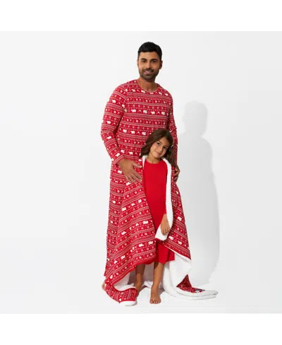 Bellabu Bear Men's Polar Isle Red Pajama Set