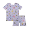 Bellabu Bear Minecraft Pixel Pals Kids 2-piece Short Sleeve & Shorts Pajama Set In Multi