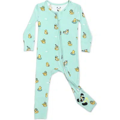 Bellabu Bear Babies'  Rubber Ducky Convertible Footie Pajamas