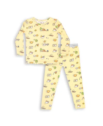 Bellabu Bear Toddler Unisex Kids Love You Brunches Set Of 2 Piece Pajamas