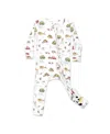 Bellabu Bear Unisex Baby Fall Vibes Convertible Footie In Fall Vibes