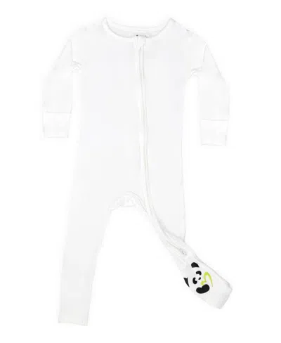 Bellabu Bear Baby Unisex Baby Milk White Convertible Footie