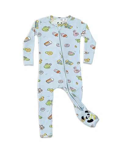 Bellabu Bear Unisex Convertible Footie - Baby In Blue
