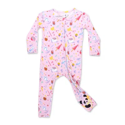 Bellabu Bear Babies' Unisex Happee Birthdae Harry Convertible Footie In Pink