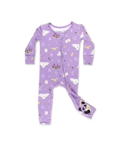 Bellabu Bear Babies' Unisex Hedwig's Magical Mail Convertible Footie In Purple