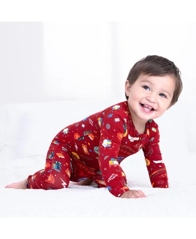 Bellabu Bear Babies' Unisex Hogwarts Express Convertible Footie In Red