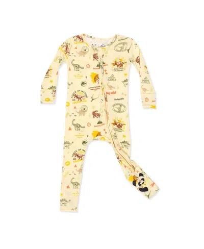 Bellabu Bear Babies' Unisex Jurassic Park: Origins Convertible Footie In Yellow