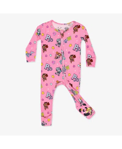 Bellabu Bear Unisex Paw Patrol: Varsity Pink Convertible Footie