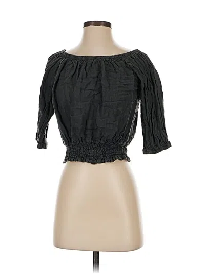 Pre-owned Bellambra 3/4 Sleeve Blouse In Gray