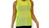 Bellandi Mesh Tank In Neon Yellow In Yellow