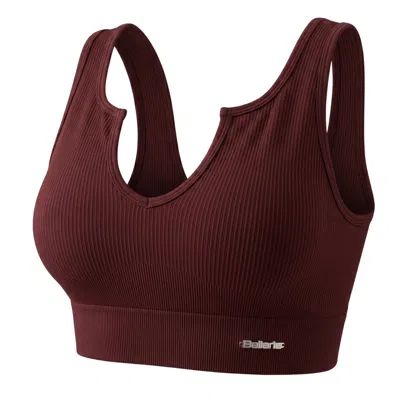 Bellaria Women's Cabernet Sculpt Sports Bra - Brown