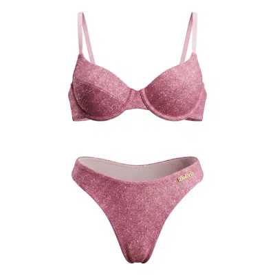 Bellaria Women's Stardust Bikini Set - Pink