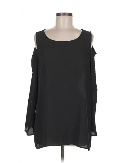 Pre-owned Bellatrix Long Sleeve Blouse In Black