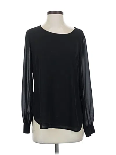 Pre-owned Bellatrix Long Sleeve Blouse In Black