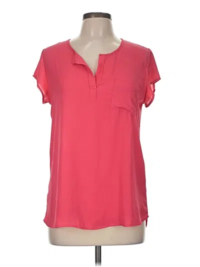 Pre-owned Bellatrix Short Sleeve Blouse In Pink