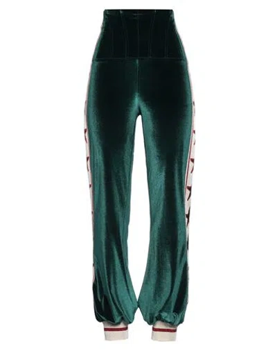 Bellavitis Woman Pants Dark Green Size 8 Polyester, Elastane