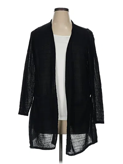 Pre-owned Belldini Cardigan Sweater In Black