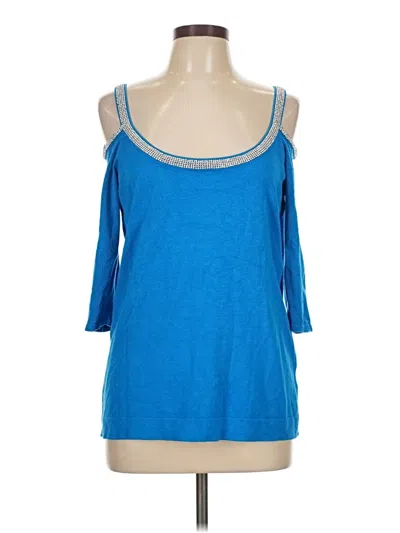 Pre-owned Belldini Cardigan Sweater In Blue