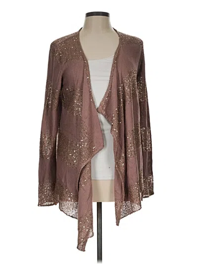 Pre-owned Belldini Cardigan Sweater In Brown