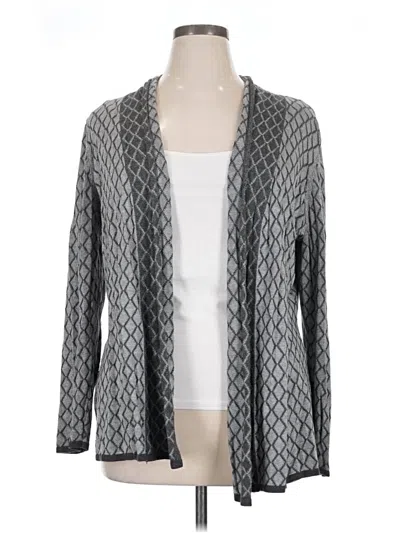 Pre-owned Belldini Cardigan Sweater In Gray