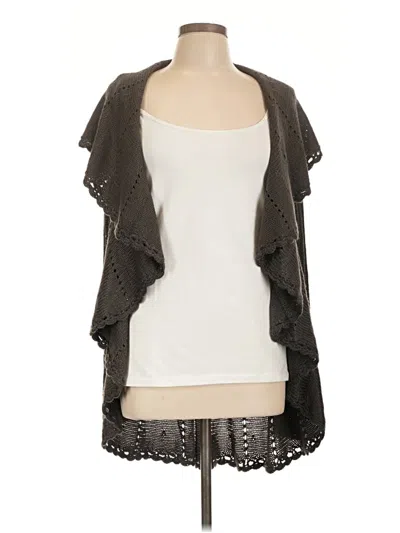 Pre-owned Belldini Cardigan Sweater In Gray