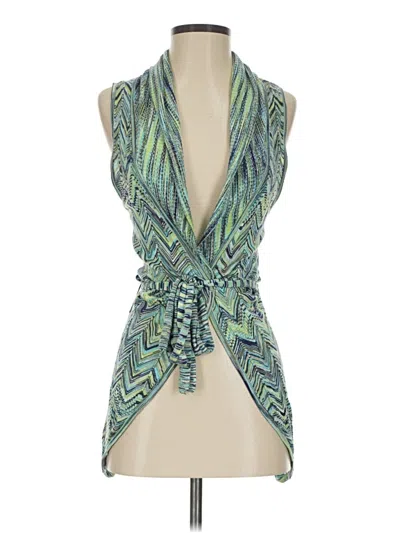 Pre-owned Belldini Cardigan Sweater In Green