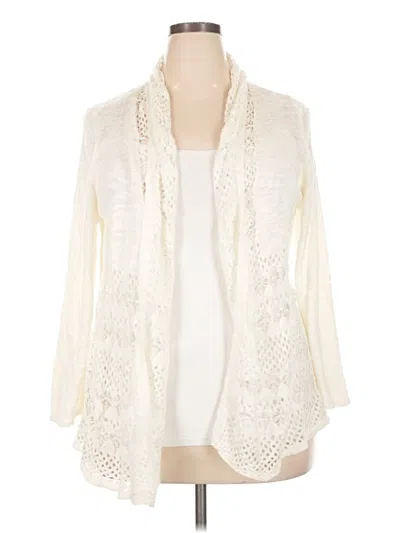 Belldini Cardigan Sweater In Ivory