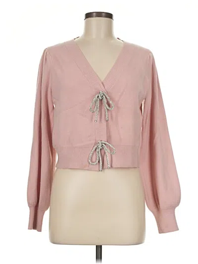 Pre-owned Belldini Cardigan Sweater In Pink