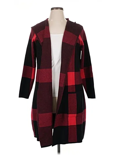 Pre-owned Belldini Cardigan Sweater In Red