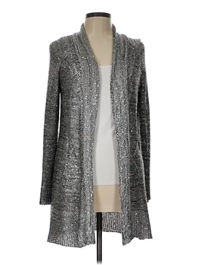 Pre-owned Belldini Cardigan Sweater In Silver