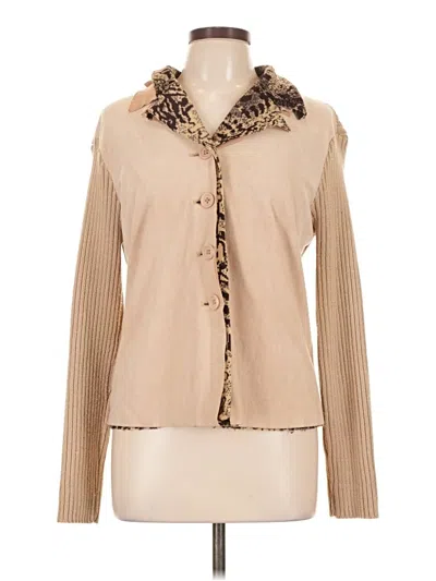 Pre-owned Belldini Cardigan Sweater In Tan