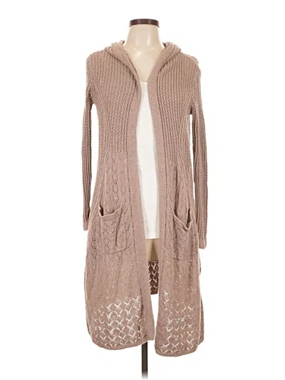 Pre-owned Belldini Cardigan Sweater In Tan