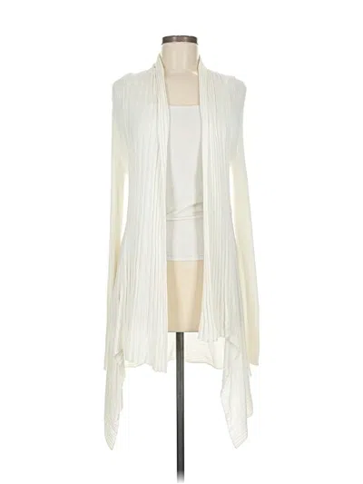 Pre-owned Belldini Cardigan Sweater In White