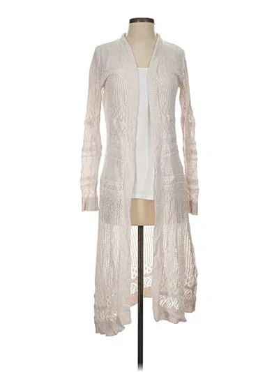 Pre-owned Belldini Kimono In White
