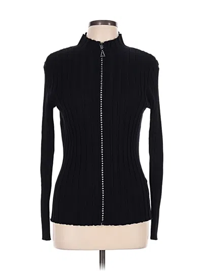 Pre-owned Belldini Long Sleeve Top Black Turtleneck Tops