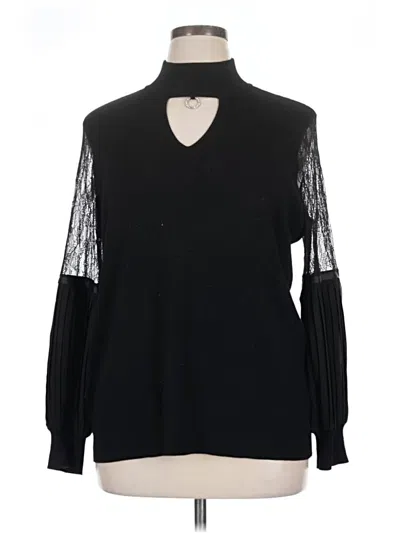 Pre-owned Belldini Long Sleeve Turtleneck In Black