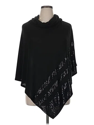 Pre-owned Belldini Poncho In Black
