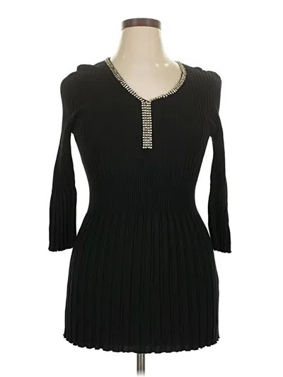 Pre-owned Belldini Pullover Sweater In Black