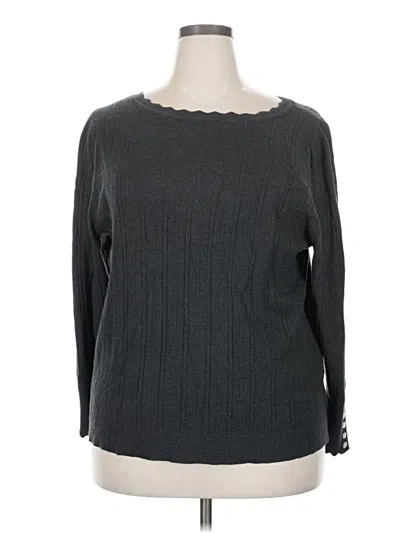 Pre-owned Belldini Pullover Sweater In Gray