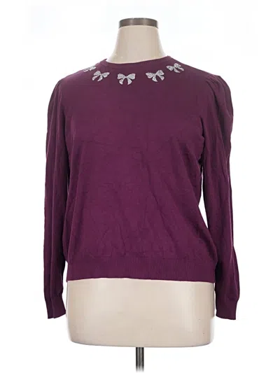Pre-owned Belldini Pullover Sweater In Purple