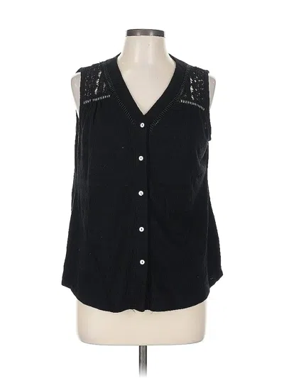 Pre-owned Belldini Sleeveless Blouse In Black