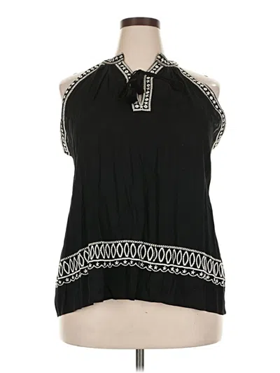 Pre-owned Belldini Sleeveless Blouse In Black