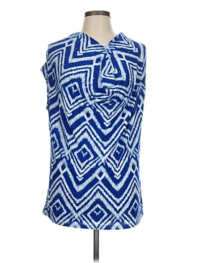 Pre-owned Belldini Sleeveless Blouse In Blue