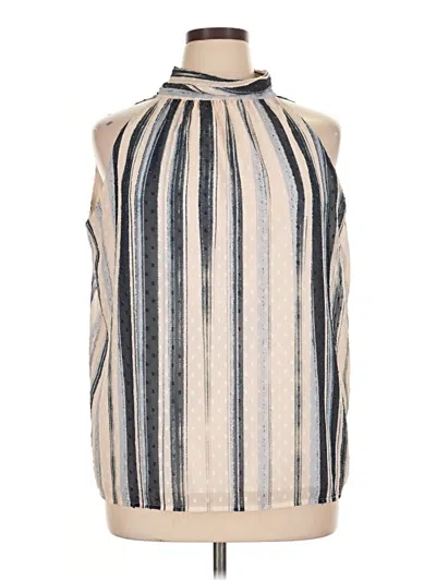 Pre-owned Belldini Sleeveless Blouse In Ivory